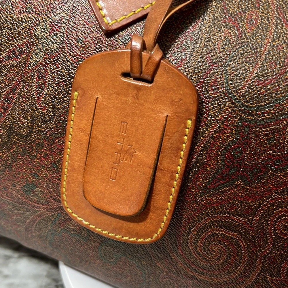 ETRO SPEEDY TRAVEL BAG IN GUC WITH LOCK AND KEY - Picture 13 of 17